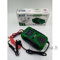 voltų AKUMULIATORIUS LYGINTUVAS SU LCD 12V 8A COMPACT GREEN