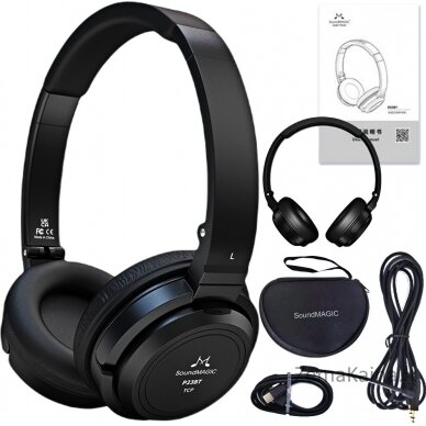 SoundMagic P23BT ausinės, juodos