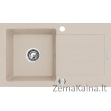 Pyramis kriauklė Pyramis Next granitinė kriauklė 76x44 1B1D Beige Nemokamas pristatymas nuo 99 PLN!