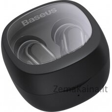 Baseus BASEUS belaidės/Bluetooth ausinės TWS True Wireless Bowie WM02 juodos NGTW180101