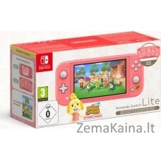 Nintendo Switch Lite Coral + Animal Crossing: New Horizons