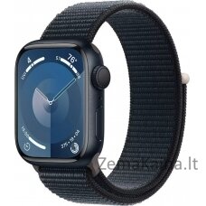 Apple Watch 9 GPS + Cellular 41mm Midnight Alu Sport Loop Smartwatch Navy Blue (MRHU3QP/A)