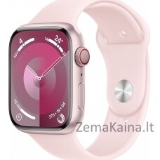 Išmanusis laikrodis Apple Watch 9 GPS + Cellular 45mm Pink Alu Sport M/L Pink (MRML3QP/A)