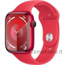 Išmanusis laikrodis Apple Watch 9 GPS + Cellular 45mm Red Alu Sport M/L Red (MRYG3QP/A)