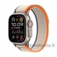 Išmanusis laikrodis Apple Watch Ultra 2 GPS + Cellular 49 mm titano dėklas Trail Loop M/L Beige (MRF23EL/A)