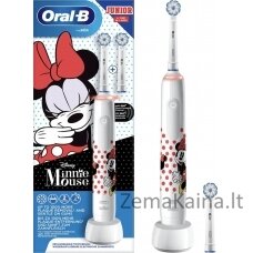 „Oral-B Pro 3 Pro 3 Junior Minnie Mouse White“ dantų šepetėlis