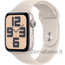 Išmanusis laikrodis Apple Watch SE 2023 GPS 44mm Starlight Alu Sport M/L Beige (MRE53QI/A)