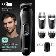 Braun BEARD TRIMMER MGK3420 BRAUN plaukų kirpimo mašinėlė