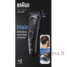 Braun HAIR CLIPPER HC5330 BRAUN plaukų kirpimo mašinėlė