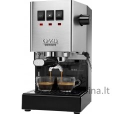 Gaggia Classic Evo RI9481/11 šlifuoto nerūdijančio plieno espreso kavos aparatas