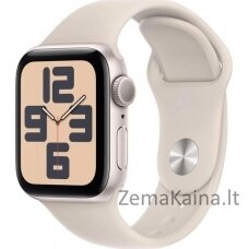 Išmanusis laikrodis Apple Watch SE 2023 GPS + Cellular 44mm Starlight Alu Sport M/L Beige (mrgx3qc/a)