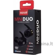 Maxell Mini Duo ausinės, juodos