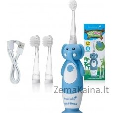 Brush-baby BRUSH BABY_Wild Ones Sonic dantų šepetėlis vaikams 0-10 Elephant