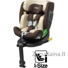 Caretero automobilinė kėdutė KAMPTOS I-SIZE BEIGE (40-150)