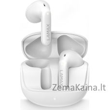 Lamax LAMAX In-Ear Tones1 baltos BT 5.3 Akku 40 Std ausinės. mažmeninė prekyba