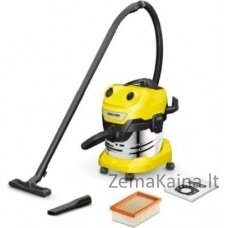 Karcher pramoninis dulkių siurblys Sauso-drėgno valymo siurblys Karcher WD 4 S V-20/5/22; 1000W