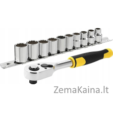 Stanley įrankių rinkinys STANLEY WRENCHE SET 11 vnt. 3/8" + RETCHET 72T