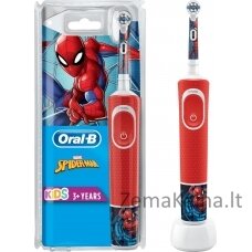 „Oral-B Oral-B D100 Kids Spider-Man Extra Soft 3+“ dantų šepetėlis