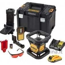 Dewalt rotacinis lazeris dce074 + patchade0734 + trikojis de0736 + pagrindas