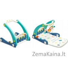 Toyz 2IN1 WALKKAS SU MUZIKINIU KILIMU MĖLYNA