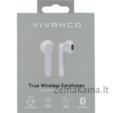 Vivanco Vivanco belaidės ausinės Smart Air Pair, balta (60599)