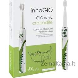 InnoGio GIOSONIC CROCODILE Green dantų šepetėlis