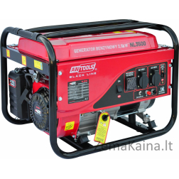 AWTools blokas AWTOOLS Benzino generatorius 2,8 kW 230 V BLACK LINE