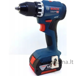 Bosch Professional Akumuliatorinis atsuktuvas BOSCH Professional GSR, 18V-45, 2x3,0 Ah, sukimo momentas 21-45 Nm, 13 mm g