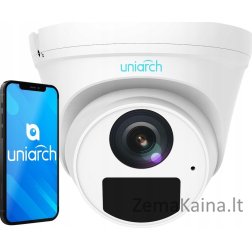 „Uniarch“ IP kamera „Uniarch IPC-T125-APF28“ pramoninė kamera su bokšteliu IP apsaugos kamera vidaus ir lauko 2592 x 1944 px lubos