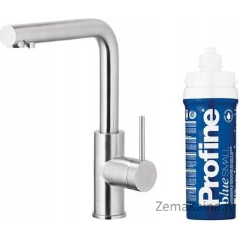 KFA DUERO PURE BASIC virtuvinis maišytuvas VIRTUVĖ SU VANDENS FILTRACIJOS FUNKCIJA + PROFINE BLUE S FILTRŲ RINKINYS, INOX