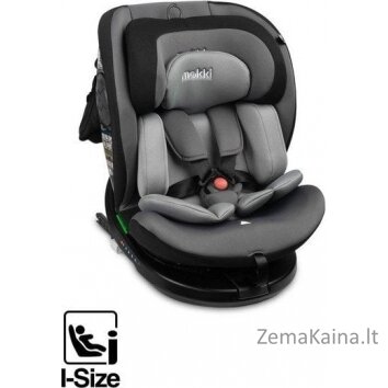 Caretero automobilinė kėdutė MOKKI I-SIZE GREY (40-150)