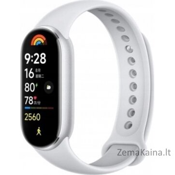 Xiaomi Smartband Xiaomi Mi Band 9 išmanusis laikrodis sidabrinis