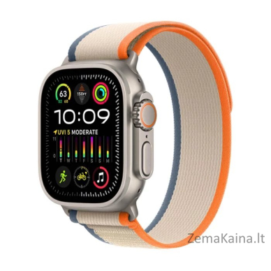 Išmanusis laikrodis Apple Watch Ultra 2 GPS + Cellular 49 mm titano dėklas Trail Loop M/L Beige (MRF23EL/A)