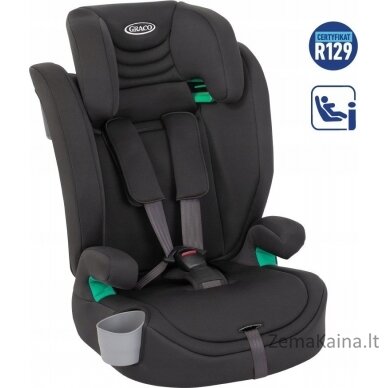 Graco autokėdutė GRACO ELDURA R129 MIDNIGHT autokėdutė