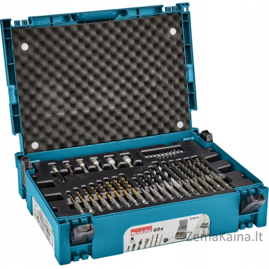 Makita 65 dalių įrankių rinkinys dėkle (B-69478)