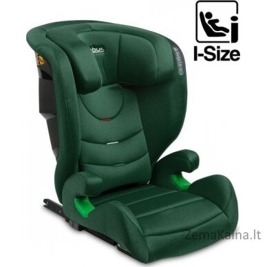 Caretero automobilinė kėdutė NIMBUS I-SIZE 4-12 DARK GREEN (100-150cm)