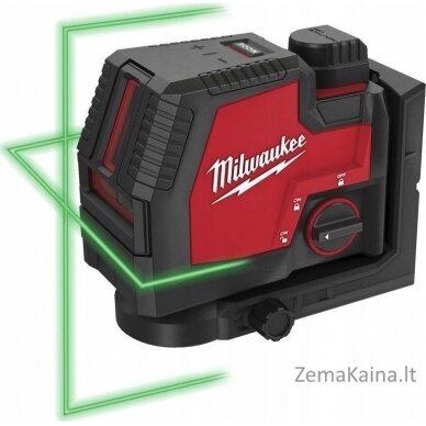 Milwaukee MILWAUKEE.CROSS CROSS LASER L4CLL-301C 30m GREEN BATTERY USB