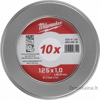 Milwaukee MILWAUKEE SHIELD M. 125x1mm PRO+ (10)