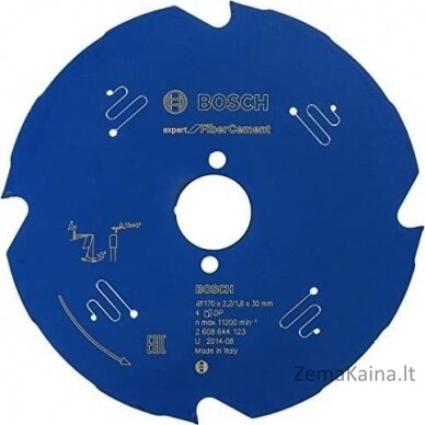 Bosch Bosch RUNDSAVKL 170X30X2.2MM 4T EXP FIBER CEME