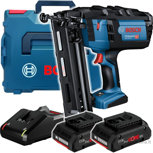 Bosch BOSCH.NAILER GNH 18V-64 M 2x4,0Ah LB136 ...