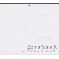 Electrolux šildymo plokštė 60cm pločio baltos spalvos indukcinė kaitlentė Electrolux CIS62450FW