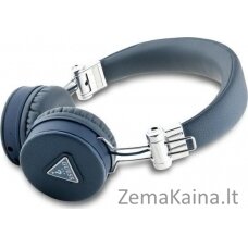 Guess Guess Bluetooth ENC GUBH70PGTSPSB mėlynos/mėlynos grūdėtos klasikinės apvalios formos ausinės