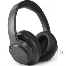 „Energy Sistem Silent ANC“ ausinės belaidės galvos juostos skambučiai / muzika USB Type-C Bluetooth Black