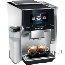 Siemens EQ700 TQ715R03 kavos aparatas nuo pupelių iki puodelio – sidabrinis