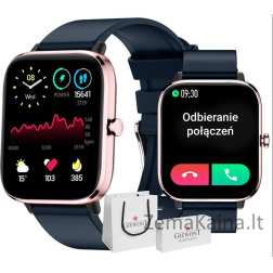„Giewont“ išmanusis laikrodis „Giewont Dynamic SmartCall GW230-5“ išmanusis laikrodis – „RoseGold“ / „Deep Ocean“