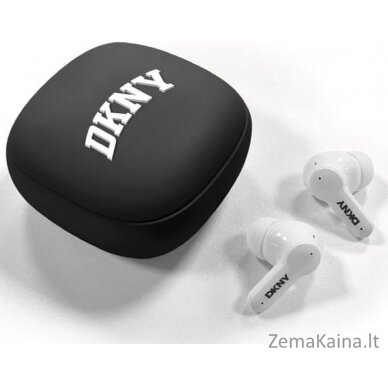 DKNY DKNY Bluetooth ausinės DKTWS3DNYAK juodos/juodos TWS BT 3D guminės matinės apdailos