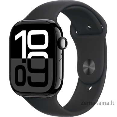 Išmanusis laikrodis Apple Watch 10 GPS 46mm Jet Black Alu M/L Black (MWWQ3QC/A)