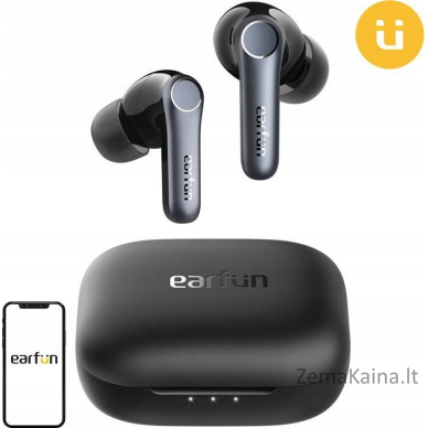 EarFun ausinės EarFun Air Pro 4 TWS ausinės, ANC (juodos)