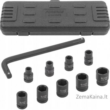 Forsage įrankių rinkinys 1/2" smūginių įrankių rinkinys 10 vnt (10-24mm)