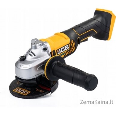 JCB šlifuoklis Akumuliatorinis kampinis šlifuoklis 18V 4,5" - 115mm (be akumuliatoriaus)